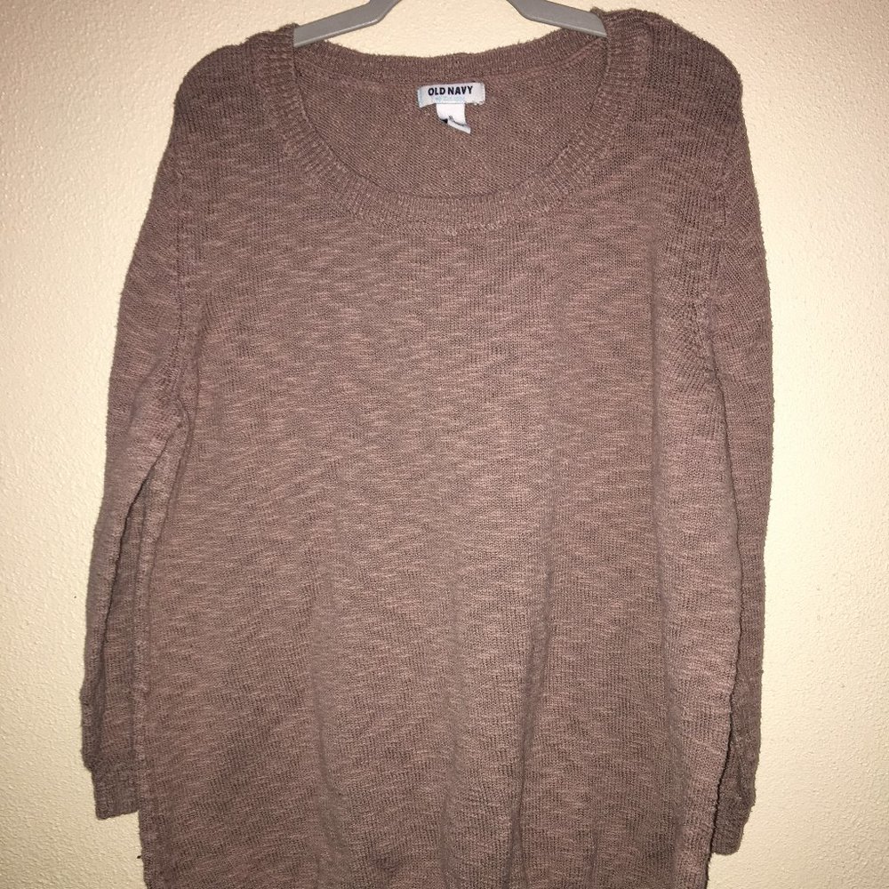 Old Navy light brown sweater